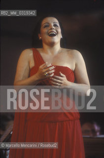 Armenian-Austrian operatic soprano Sona Ghazarian, about 1985 / Il soprano Sona Ghazarian, 1985 circa - ©Marcello Mencarini/Rosebud2