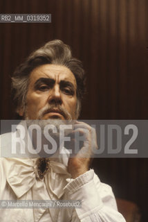 Milan, La Scala Theater, about 1980. Opera singer Nicolai Ghiaurov / Milano, Teatro alla Scala, 1980 circa. Il cantante lirico Nicolaj Ghiaurov - ©Marcello Mencarini/Rosebud2