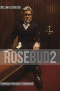Milan, La Scala Theater, about 1980. Bulgarian opera singer Nicolai Ghiaurov in his dressing room / Milano, Teatro alla Scala, 1980 circa. Il cantante lirico Nicolaj Ghiaurov nel suo camerino - ©Marcello Mencarini/Rosebud2