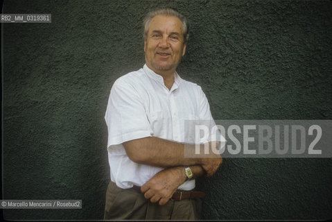 Ariccia (Rome) 1990. Bulgarian opera singer Nicolai Ghiaurov / Ariccia (Roma) 1990.  Il cantante lirico Nicolai Ghiaurov  - ©Marcello Mencarini/Rosebud2