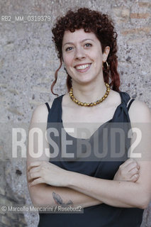 Rome, June 2012. Italian writer Lorenza Ghinelli, finalist of the Strega Literary Prize / Roma, Giugno 2012. La scrittrice Lorenza Ghinelli, finalista del Premio Strega - ©Marcello Mencarini/Rosebud2