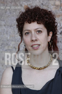 Rome, June 2012. Italian writer Lorenza Ghinelli, finalist of the Strega Literary Prize / Roma, Giugno 2012. La scrittrice Lorenza Ghinelli, finalista del Premio Strega - ©Marcello Mencarini/Rosebud2