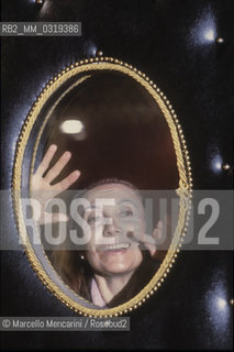 Rome, Ghione Theater, about 1985. Italian actress Ileana Ghione / Roma, Teatro Ghione, 1985 circa. Lattrice Ileana Ghione - ©Marcello Mencarini/Rosebud2