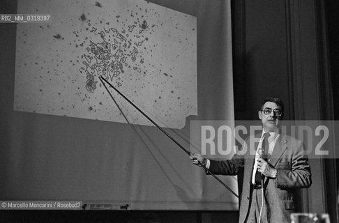 Italian American astrophysicist Riccardo Giacconi (1981) / Lastrofisico Riccardo Giacconi (1981) - ©Marcello Mencarini/Rosebud2