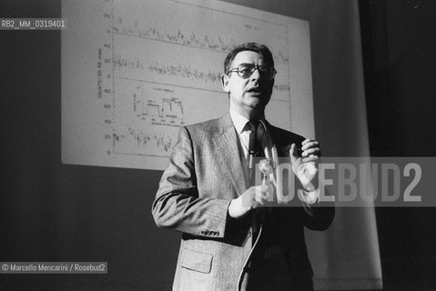 Italian American astrophysicist Riccardo Giacconi (1981) / Lastrofisico Riccardo Giacconi (1981) - ©Marcello Mencarini/Rosebud2