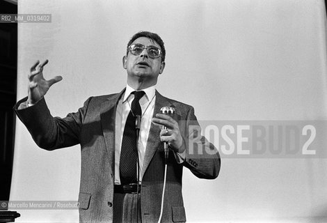 Italian American astrophysicist Riccardo Giacconi (1981) / Lastrofisico Riccardo Giacconi (1981) - ©Marcello Mencarini/Rosebud2