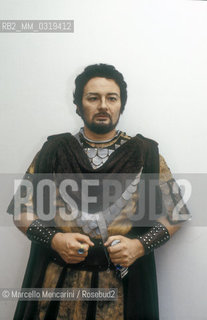 Italian tenor Giuseppe Giacomini (about 1980) / Il tenore Giuseppe Giacomini (1980 circa) - ©Marcello Mencarini/Rosebud2