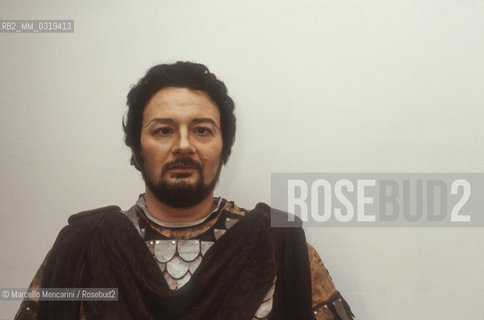 Italian tenor Giuseppe Giacomini (about 1980) / Il tenore Giuseppe Giacomini (1980 circa) - ©Marcello Mencarini/Rosebud2