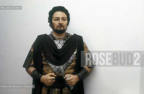 Italian tenor Giuseppe Giacomini (about 1980) / Il tenore Giuseppe Giacomini (1980 circa) - ©Marcello Mencarini/Rosebud2