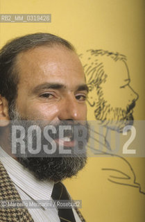 Lucca, 1986. Italian cartoonist Vittorio Giardino / Lucca, 1986, Il disegnatore di fumetti Vittorio Giardino - ©Marcello Mencarini/Rosebud2