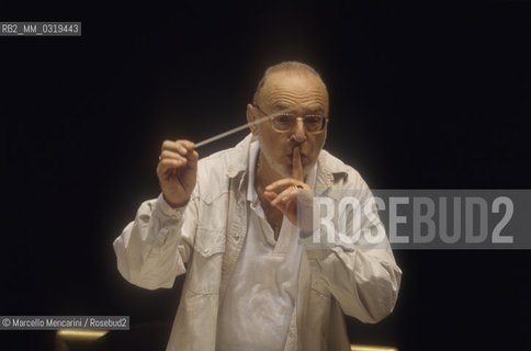 Rome, 1998. Austrian conductor Michael Gielen / Roma, 1998. il direttore dorchestra Michael Gielen - ©Marcello Mencarini/Rosebud2