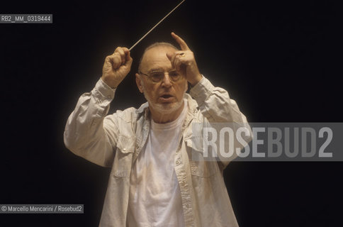 Rome, 1998. Austrian conductor Michael Gielen / Roma, 1998. il direttore dorchestra Michael Gielen - ©Marcello Mencarini/Rosebud2