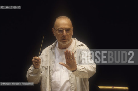 Rome, 1998. Austrian conductor Michael Gielen / Roma, 1998. il direttore dorchestra Michael Gielen - ©Marcello Mencarini/Rosebud2