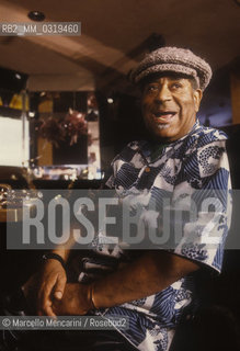 Rome, 1983. American jazz trumpeter Dizzie Gillespie / Roma, 1983. Il trombettista jazz Dizzie Gillespie - ©Marcello Mencarini/Rosebud2