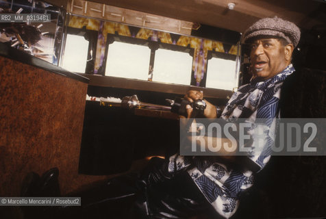 Rome, 1983. American jazz trumpeter Dizzie Gillespie / Roma, 1983. Il trombettista jazz Dizzie Gillespie - ©Marcello Mencarini/Rosebud2