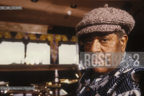 Rome, 1983. American jazz trumpeter Dizzie Gillespie / Roma, 1983. Il trombettista jazz Dizzie Gillespie - ©Marcello Mencarini/Rosebud2