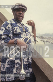 Rome, 1983. American jazz trumpeter Dizzie Gillespie / Roma, 1983. Il trombettista jazz Dizzie Gillespie - ©Marcello Mencarini/Rosebud2