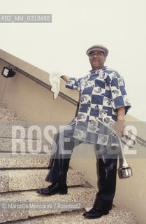 Rome, 1983. American jazz trumpeter Dizzie Gillespie / Roma, 1983. Il trombettista jazz Dizzie Gillespie - ©Marcello Mencarini/Rosebud2