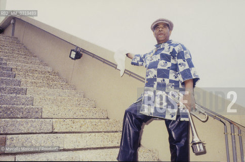 Rome, 1983. American jazz trumpeter Dizzie Gillespie / Roma, 1983. Il trombettista jazz Dizzie Gillespie - ©Marcello Mencarini/Rosebud2