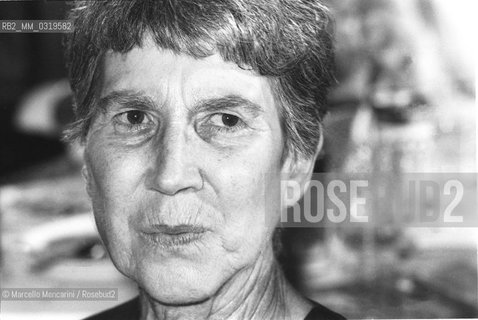 Rome, 1988. Italian writer Natalia Ginzburg at Strega Literary Prize / Roma, 1988. La scrittrice Natalia Ginzburg al Premio Strega - ©Marcello Mencarini/Rosebud2