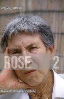 Viareggio, 1989. Italian writer Natalia Ginzburg / Viareggio, 1989. La acrittrice Natalia Ginzburg - ©Marcello Mencarini/Rosebud2