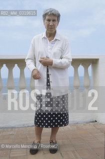 Viareggio, 1989. Italian writer Natalia Ginzburg / Viareggio, 1989. La acrittrice Natalia Ginzburg - ©Marcello Mencarini/Rosebud2