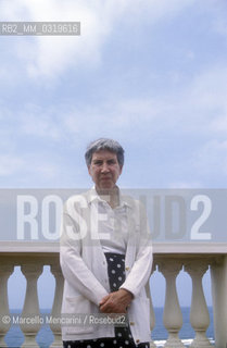 Viareggio, 1989. Italian writer Natalia Ginzburg / Viareggio, 1989. La acrittrice Natalia Ginzburg - ©Marcello Mencarini/Rosebud2