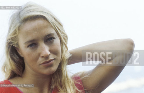 Venice Film festival, about 1980. Actress Eleonora Giorgi / Mostra del Cinema di Venezia, 1980 circa. Lattrice Eleonora Giorgi - ©Marcello Mencarini/Rosebud2