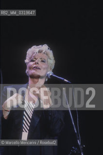 Italian pop singer Giovanna Nocetti, about 1985 / La cantante Giovanna Nocetti, 1985 circa - ©Marcello Mencarini/Rosebud2