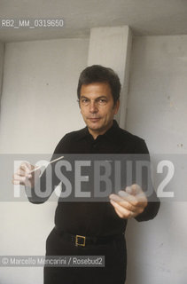 French conductor Reynald Giovaninetti, about 1988 / Il direttore dorchestra Reynald Giovaninetti , 1988 circa - ©Marcello Mencarini/Rosebud2