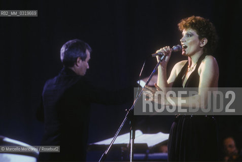 Italian pop singer Gilda Giuliani (about 1985) / La cantante Gilda Giuliani (1985 circa) - ©Marcello Mencarini/Rosebud2