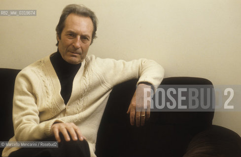 Rome 1984. Conductor Carlo Maria Giulini / Roma 1984. Il direttore dorchestra Carlo Maria Giulini - ©Marcello Mencarini/Rosebud2