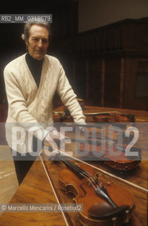 Rome 1984. Conductor Carlo Maria Giulini / Roma 1984. Il direttore dorchestra Carlo Maria Giulini - ©Marcello Mencarini/Rosebud2