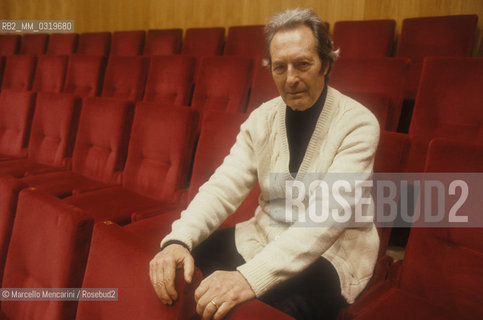 Rome 1984. Conductor Carlo Maria Giulini / Roma 1984. Il direttore dorchestra Carlo Maria Giulini - ©Marcello Mencarini/Rosebud2