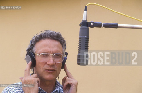 Giuliano Giunti, owner of private radio station Montebeni, about 1988 / Giuliano Giunti, proprietario della radio privata Montebeni, 1988 circa - ©Marcello Mencarini/Rosebud2