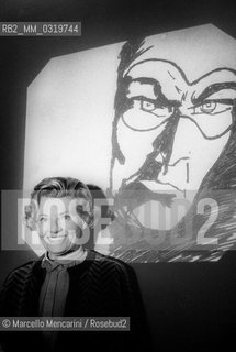 Italian cartoonist Angela Giussani, author with her sister Luciana of the character Diabolik (about 1983) / La fumettista Angela Giussani, autrice con la sorella Luciana di Diabolik (1983 circa) - ©Marcello Mencarini/Rosebud2