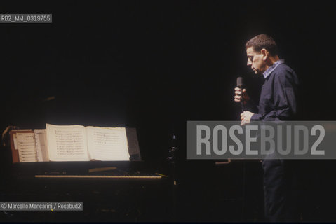 Composer Pilip Glass, 1989  / Il compositore Philip Glass, 1989 - ©Marcello Mencarini/Rosebud2