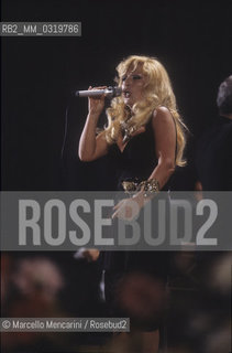 Naples, about 1985. Neapolitan singer Gloriana (real name: Giovanna Russo) / Napoli, 1985 circa. La cantante napoletana Gloriana (pseudonimo di Giovanna Russo) - ©Marcello Mencarini/Rosebud2