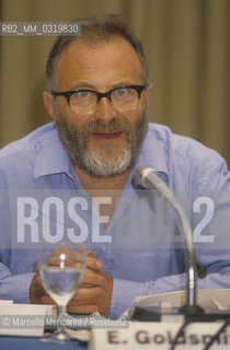 Anglo-French environmentalist, ecologist, writer and philosopher Edward (Teddy) Goldsmith, about 1985 / Lecologista Edward (Teddy) Goldsmith, 1985 circa - ©Marcello Mencarini/Rosebud2