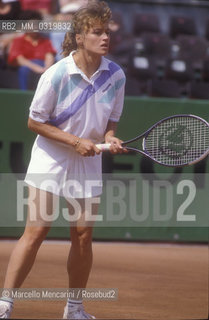 Rome, 1989. Croatian tennis player Sabrina Goleš / Roma, 1989. La tennista croata Sabrina Goleš - ©Marcello Mencarini/Rosebud2