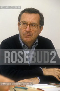 Italian journalist Enzo Golino, about 1990 / Il giornalista Enzo Golino, 1990 circa - ©Marcello Mencarini/Rosebud2