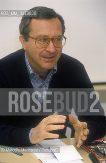 Italian journalist Enzo Golino, about 1990 / Il giornalista Enzo Golino, 1990 circa - ©Marcello Mencarini/Rosebud2