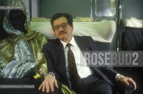 Italian musicologist Italo Gomez, 1992 / Il musicologo Italo Gomez, 1992 - ©Marcello Mencarini/Rosebud2
