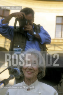 Mantua Literature Festival 1999. South African writer Nadine Gordimer / Festivaletteratura di Mantova 1999. La scrittrice sudafricana Nadine Gordimer - ©Marcello Mencarini/Rosebud2