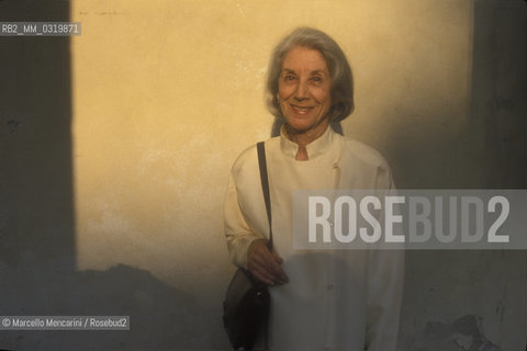 Mantua Literature Festival 1999. South African writer Nadine Gordimer / Festivaletteratura di Mantova 1999. La scrittrice sudafricana Nadine Gordimer - ©Marcello Mencarini/Rosebud2
