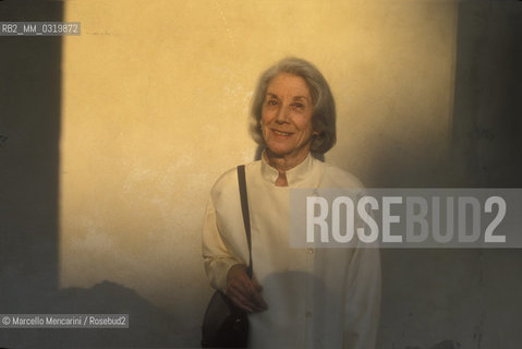 Mantua Literature Festival 1999. South African writer Nadine Gordimer / Festivaletteratura di Mantova 1999. La scrittrice sudafricana Nadine Gordimer - ©Marcello Mencarini/Rosebud2