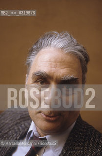 Russian sociologist Leonid Gordon, about 1990 / Il sociologo russo Leonid Gordon, 1990 circa - ©Marcello Mencarini/Rosebud2