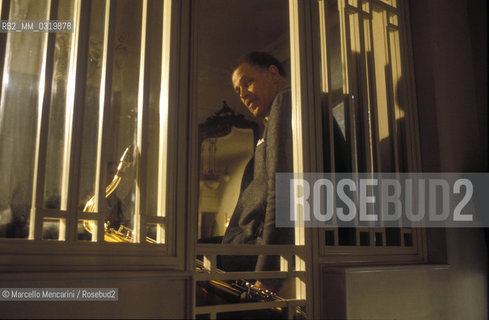Rome, Alexandra Hotel, about 1985. American jazz saxophonist Dexter Gordon / Roma, Hotel Alexanfdra, 1985 circa. Il sassofonista jazz Dexter Gordon - ©Marcello Mencarini/Rosebud2