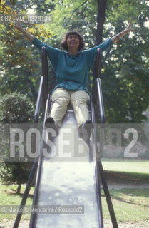 Turin, Royal Gardens, September 1991. Russian composer Sofia Gubaidulina / Torino, Giardini reali, Settembre 1991. La compositrice russa Sofia Gubaidulina - ©Marcello Mencarini/Rosebud2