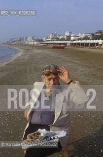 Venice Lido, Venice Film Festival 1983. Painter Renato Guttuso / Lido di Venezia, Mostra del Cinema di Venezia 1983. Il pittore Renato Guttuso - ©Marcello Mencarini/Rosebud2